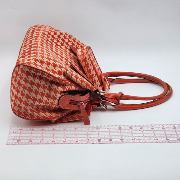 Nine West Vintage Red Houndstooth Bag with Matching Phone Case - Picture 12 of 14